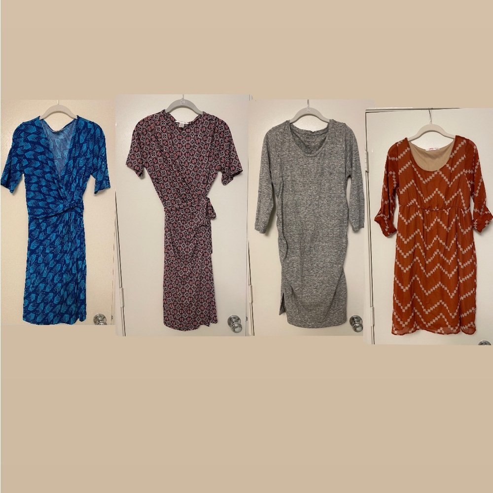 4 maternity dresses